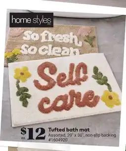 Giant Tiger Tufted bath mat offer