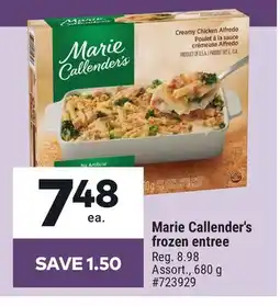 Giant Tiger Marie Callender's frozen entree offer