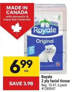 Giant Tiger Royale 2 ply facial tissue offer