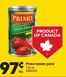 Giant Tiger Primo tomato paste offer