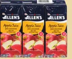 Giant Tiger Allen's juice boxes offer