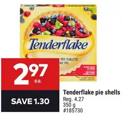 Giant Tiger Tenderflake pie shells offer