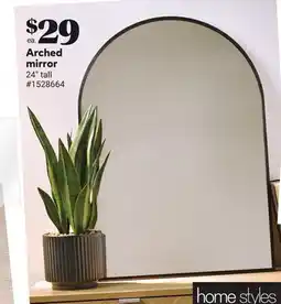 Giant Tiger Arched mirror offer