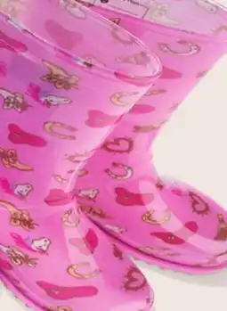 Giant Tiger Girls rainboots offer