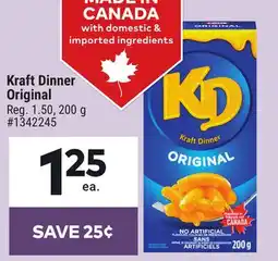 Giant Tiger Kraft Dinner Original offer