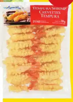 Giant Tiger Aqua Star Garlic & Herb shrimp or tempura shrimp offer