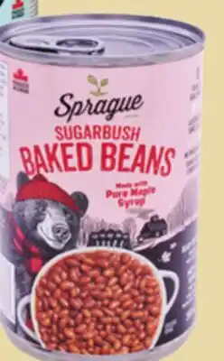 Giant Tiger Sprague baked beans offer