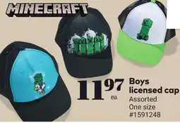 Giant Tiger Boys licensed cap offer