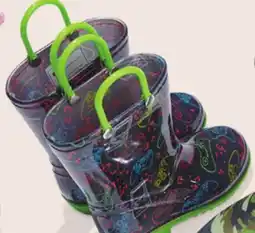 Giant Tiger Boys rainboots offer