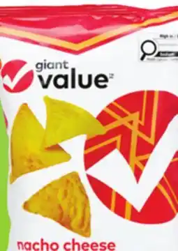 Giant Tiger Giant Value tortilla chips offer