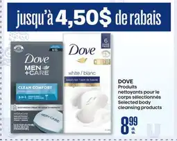 Jean Coutu DOVE Selected body cleansing products offer