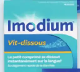 Uniprix IMODIUM Antidiarrhéique / Antidiarrheal offer