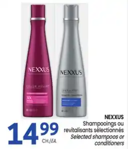 Uniprix NEXXUS Shampooings ou revitalisants sélectionnés/Selected shampoos or conditioners offer