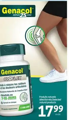 Uniprix GENACOL Produits naturels sélectionnés/Selected natural products offer