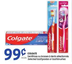 Uniprix COLGATE Dentifrices ou brosses à dents sélectionnés/Selected toothpastes or toothbrushes offer