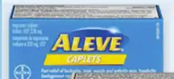 Uniprix ALEVE Naproxène/Naproxen Caplets, 24 Capsules, 20 offer