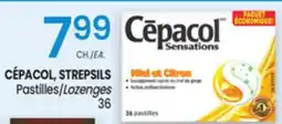 Uniprix CÉPACOL, STREPSILS Pastilles/Lozenges offer