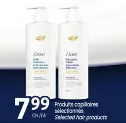 Uniprix DOVE Produits capillaires sélectionnés/Selected hair products offer