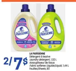 Uniprix LA PARISIENNE Détergent à lessive / Laundry detergent offer