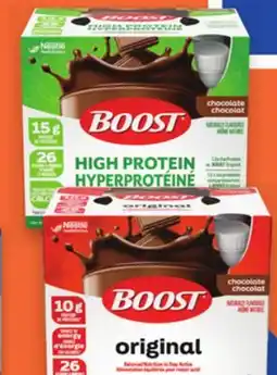 Uniprix BOOST Substituts de repas sélectionnés/Selected meal replacements, Poudings/Puddings offer