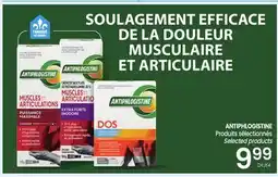 Uniprix ANTIPHLOGISTINE Produits sélectionnés / Selected products offer