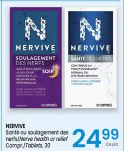 Uniprix NERVIVE Santé ou soulagement des nerfs/Nerve health or relief offer