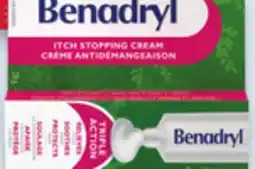 Uniprix BENADRYL Crème antidémangeaison /Itch stopping cream offer