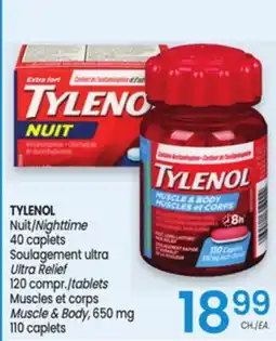 Uniprix TYLENOL Nuit/Nighttime offer