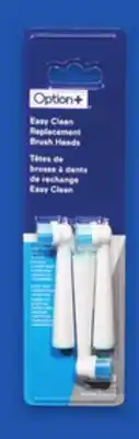 Uniprix OPTION+ Têtes de brosse à dents de rechange / Replacement brush heads, 3 offer