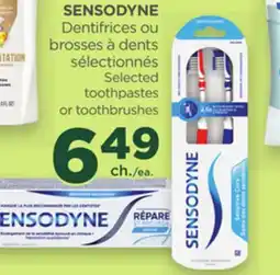 Proxim SENSODYNE Selected toothpastes or toothbrushes offer
