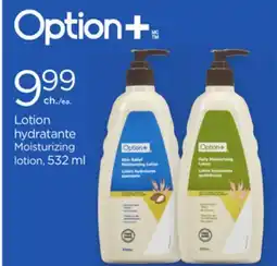 Proxim Option+ Moisturizing lotion offer