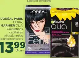 Proxim L'ORÉAL PARIS FÉRIA, GARNIER OLIA Selected hair colors offer