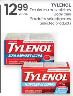 Proxim TYLENOL Douleurs Body pain Selected products offer