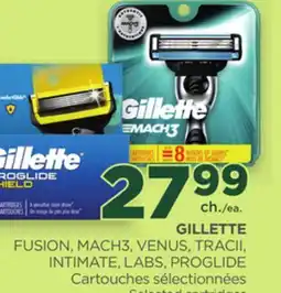 Proxim GILLETTE FUSION, MACH3, VENUS, TRACII, INTIMATE, LABS, PROGLIDE Selected cartridges offer