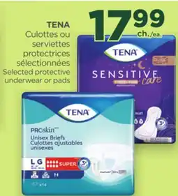 Proxim TENA Selected protective underwear or pads offer