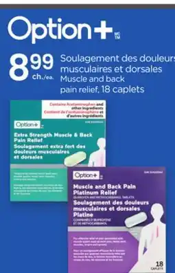 Proxim Option + Muscle and back pain relief offer