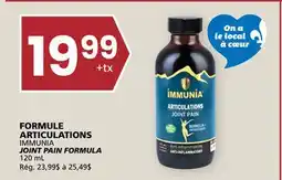 Rachelle-Bery Grocery IMMUNIA JOINT PAIN FORMULA offer