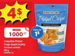 Maxi CRAQUELINS PRETZEL CRISPS SNACK FACTORY offer