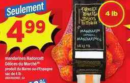 Maxi MANDARINES NADORCOTT DÉLICES DU MARCHÉ, SAC DE 4 LB offer