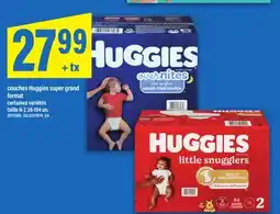 Maxi COUCHES HUGGIES SUPER GRAND FORMAT, TAILLE N-7, 36-104 UN offer