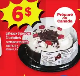 Maxi GÂTEAUX 6 POUCES CHARLOTTE'S, 400/475 g offer