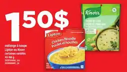 Maxi MÉLANGE À SOUPE LIPTON OU KNORR offer