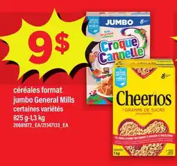 Maxi CÉRÉALES FORMAT JUMBO GENERAL MILLS 825 g-1,3 kg offer