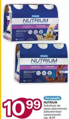 Brunet PERSONELLE NUTRIUM Substituts de repas sélectionnés offer