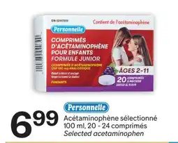 Brunet PERSONELLE Acétaminophène sélectionné offer