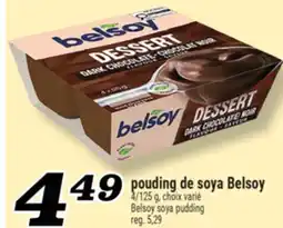Marché Richelieu POUDING DE SOYA BELSOY | BELSOY SOYA PUDDING offer