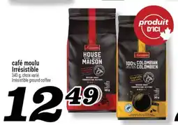 Marché Richelieu CAFÉ MOULU IRRÉSISTIBLE | IRRÉSISTIBLE GROUND COFFEE offer
