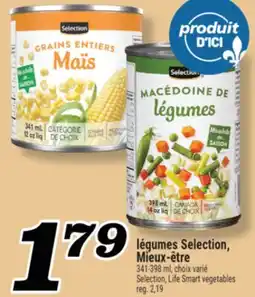 Marché Richelieu LÉGUMES SELECTION, MIEUX-ÊTRE | SELECTION, LIFE SMART VEGETABLES offer