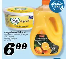 Marché Richelieu MARGARINE MOLLE BECEL | BECEL SOFT MARGARINE offer