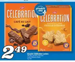 Marché Richelieu BISCUITS CÉLÉBRATION LECLERC | LECLERC CÉLÉBRATION COOKIES offer